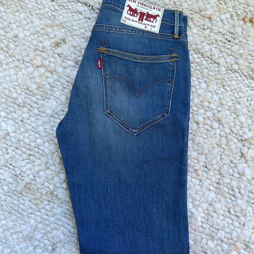 Levi's Classic Indigo Straight Jeans Size30x30 New Unisex